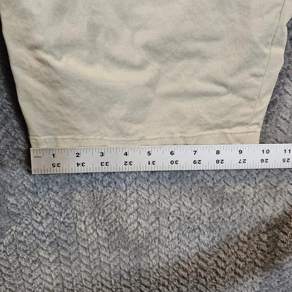 Polo Ralph Lauren Mens Classic Khaki Chino Pants Tan Cotton Twill Flat Front 50‎